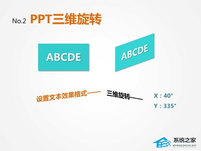 PPT如何制作文字斜切效果？PPT制作文字斜切效果方法