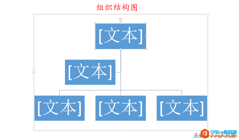 powerpoint中，如何利用smart-art创建组织结构图